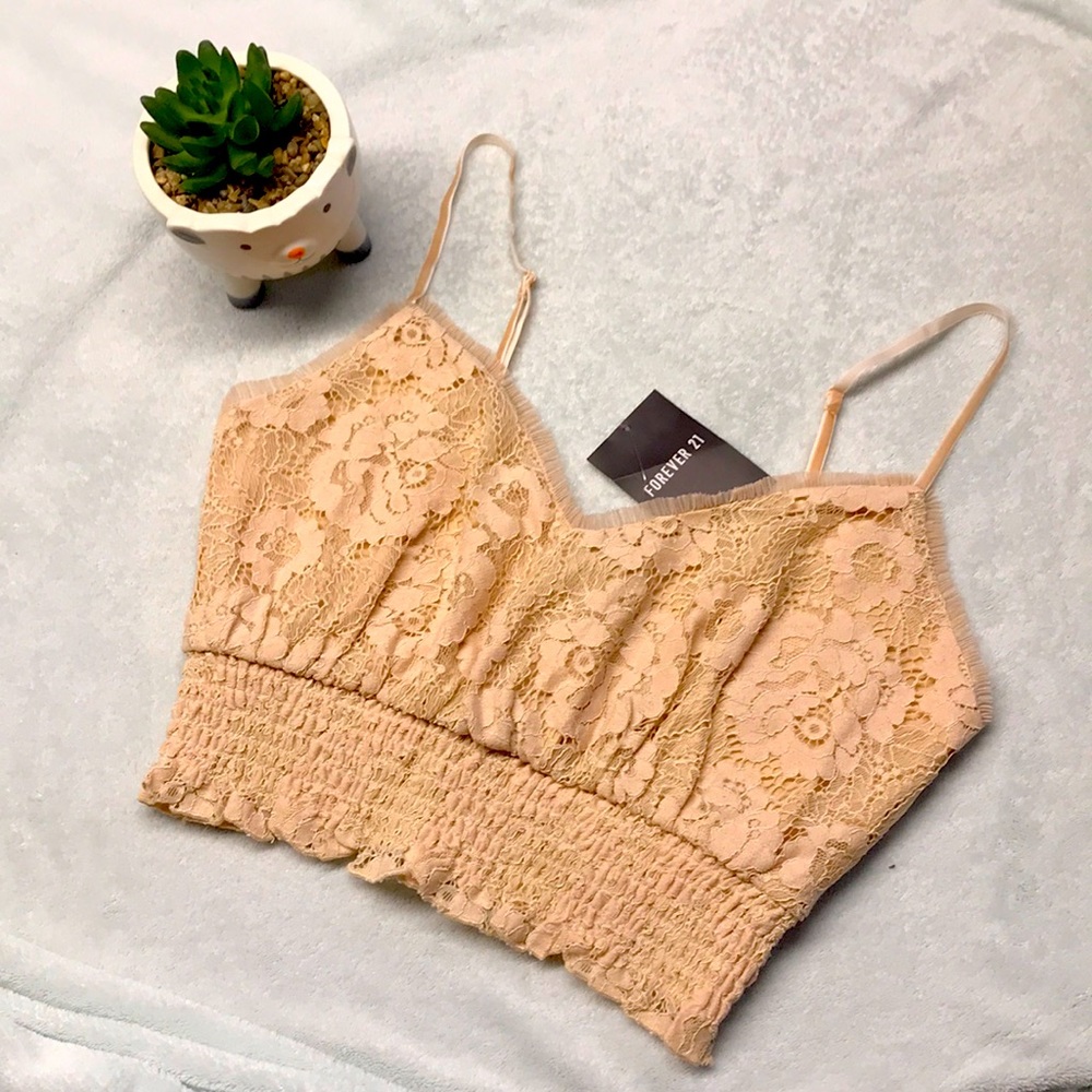 Lace crop top
